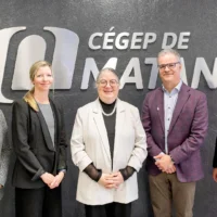 La direction du Cégep de Matane, du CDRIN, de la formation continue, et des études rencontrent le ministère des pêches et océans