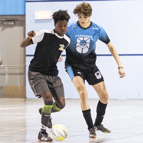 Équipe de Futsal masculin en plein match