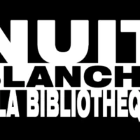 Affiche de la nuit blanche à la bibliothèque du cégep