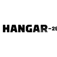 Image décorative avec le logo de Hangar-19